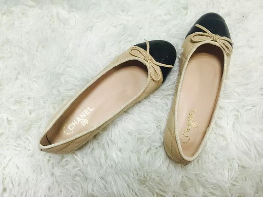 CHANEL Shallow mouth flat shoes Women--119